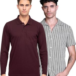 Tshirts Shirts Combo for Men